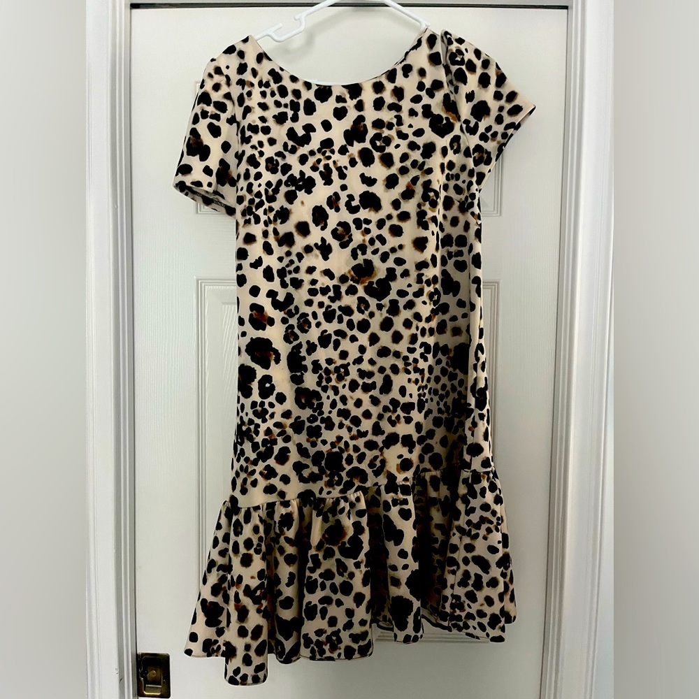 Betsy Johnson animal print dress size 10